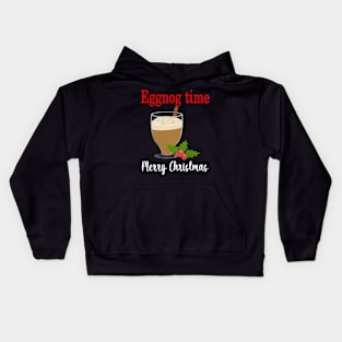 Christmas - Eggnog Time, Merry christmas, family christmas pjama t-shirt Kids Hoodie